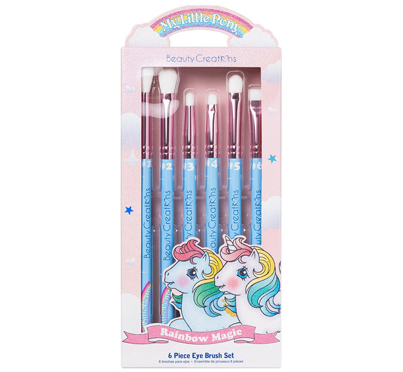 MY LITTLE PONY "RAINBOW MAGIC" 6 PIECE EYE BRUSH SET