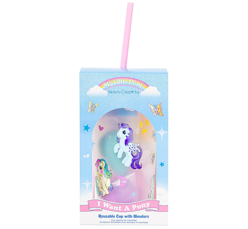 MY LITTLE PONY "I WANT A PONY" REUSABLE CUP WITH BLENDERS