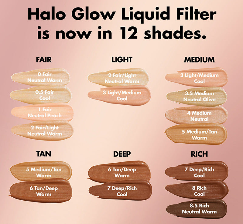 e.l.f. Cosmetics Halo Glow Liquid Filter Review: GLAMOUR Tries