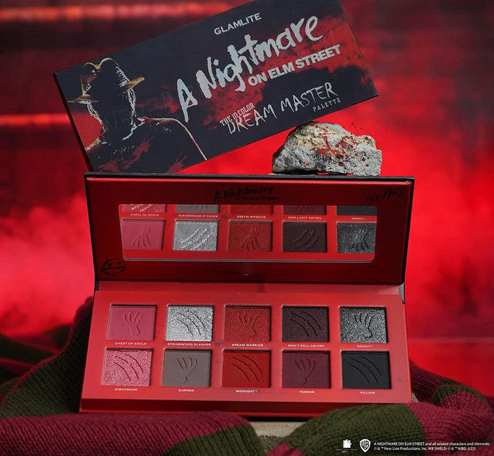 Nightmare Elm Street Freddy Krueger Palette Peachy Queen Mascara Eyeliner buy Brush