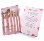 PINK GOLDEN TRIANGLE FACE & EYES BRUSH SET