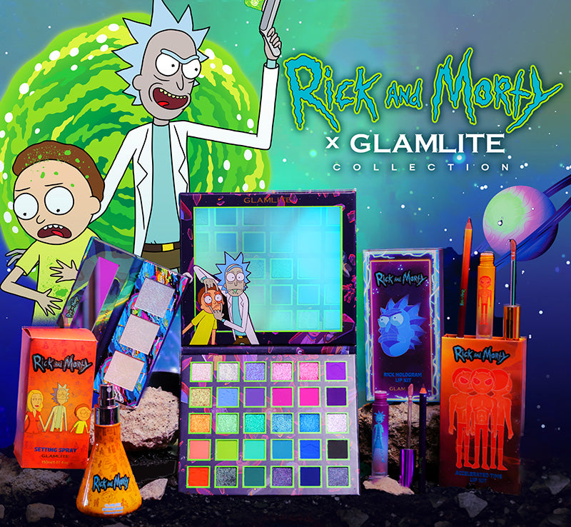 RICK AND MORTY x GLAMLITE EYESHADOW PALETTE