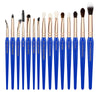 GOLDEN TRIANGLE EYES ONLY COMPLETE 15pc BRUSH SET WITH POUCH - VALUED AT $396