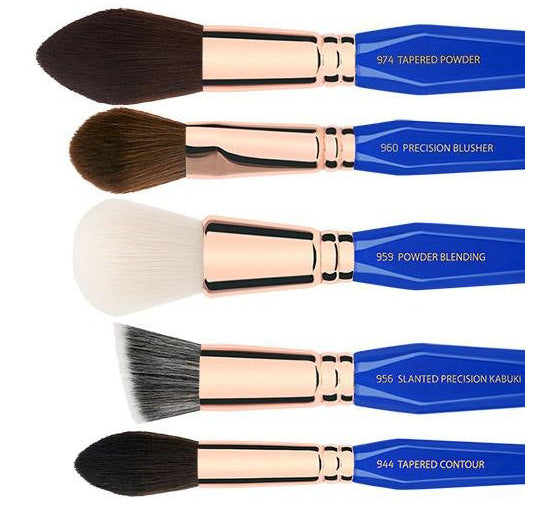 GOLDEN TRIANGLE PHASE II COMPLETE 15pc BRUSH SET WITH POUCH - VALUED AT $479