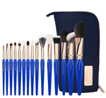 GOLDEN TRIANGLE PHASE III COMPLETE 15pc BRUSH SET WITH POUCH - VALUED AT $491