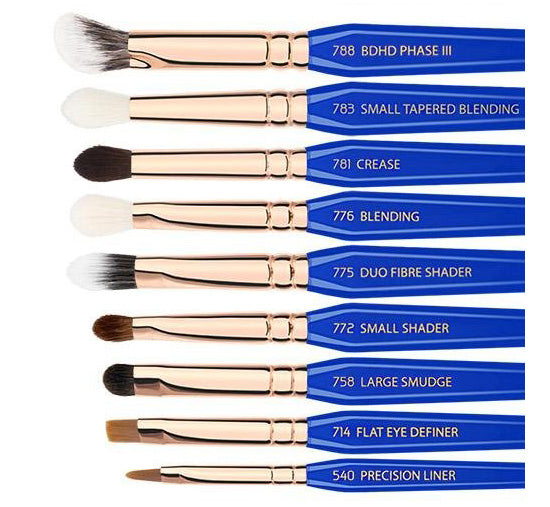 GOLDEN TRIANGLE PHASE III COMPLETE 15pc BRUSH SET WITH POUCH - VALUED AT $491